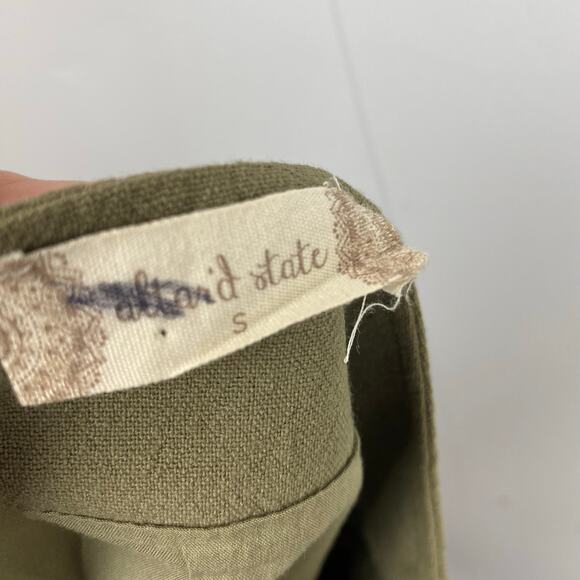 Altar’d State Linen Embroidered Floral Boho Bird Folk Art Mini Skirt Small - Picture 7 of 8